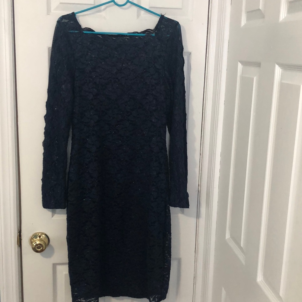 Navy blue dress 10